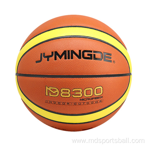 Custom pu leather indoor basketball for training